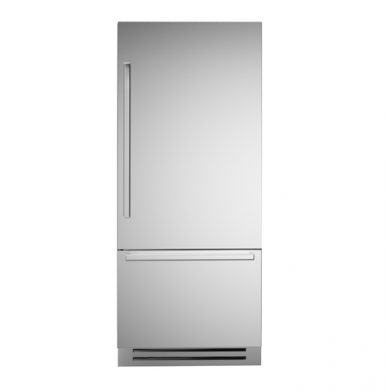 BERTAZZONI REF905BBRXTT/24PRO Εντοιχιζόμενος Ψυγειοκαταψύκτης LUXURY SLOT-IN 90cm Inox